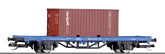 Tillig 17481, Containertragwagen Lgs 20'-Container 'tex', PKP-Cargo, Ep.VI / TT